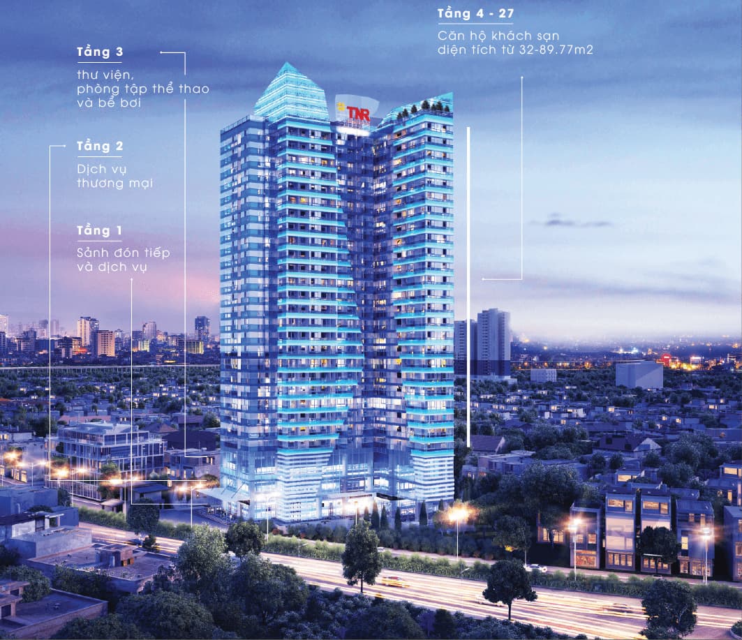 Quy mô và thiết kế tòa nhà The Ninety Complex